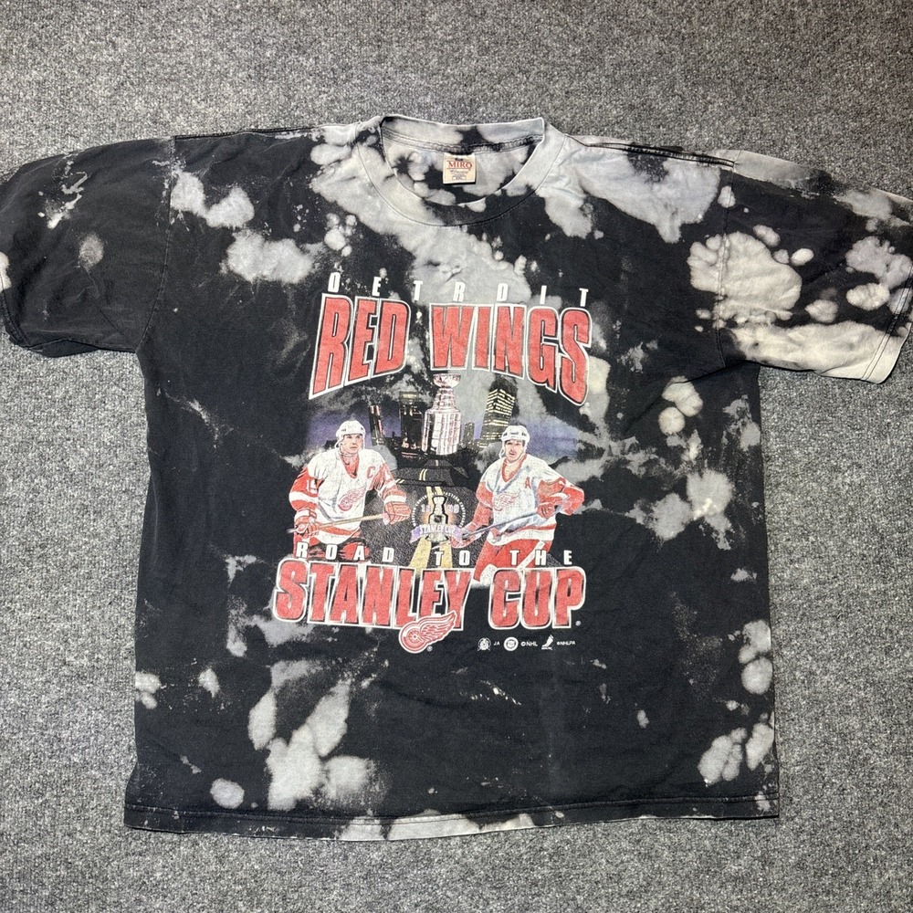 Vintage Miro Classics Mens Detroit Red Wings Road To Stanley Cup T Shirt XXL